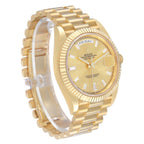 President Day-Date 40 Diamond Dial Yellow Gold Mens Watch 228238 Card