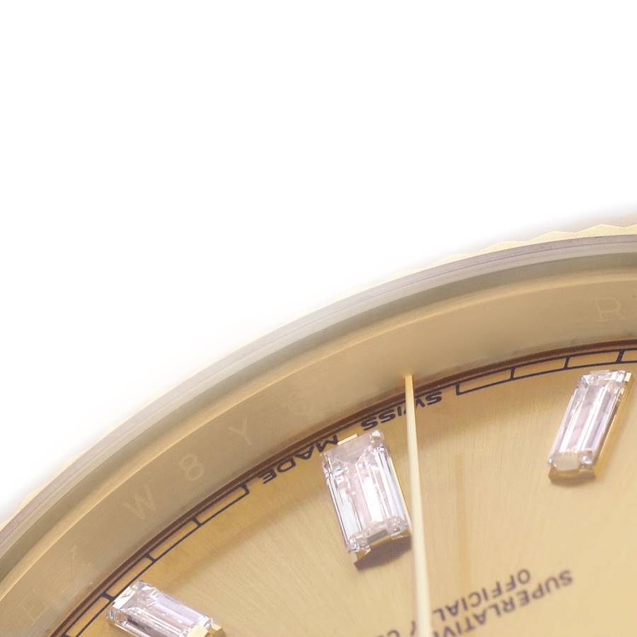 President Day-Date 40 Diamond Dial Yellow Gold Mens Watch 228238 Card