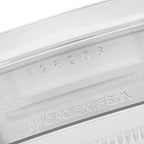 President Day-Date 40 Diamond Sapphire Platinum Mens Watch 228206 Box Card