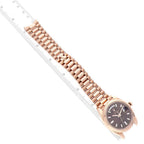 President Day-Date 40 Rose Gold Chocolate Diamond Watch 228235 Box Card