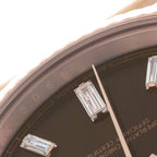 President Day-Date 40 Rose Gold Chocolate Diamond Watch 228235 Box Card