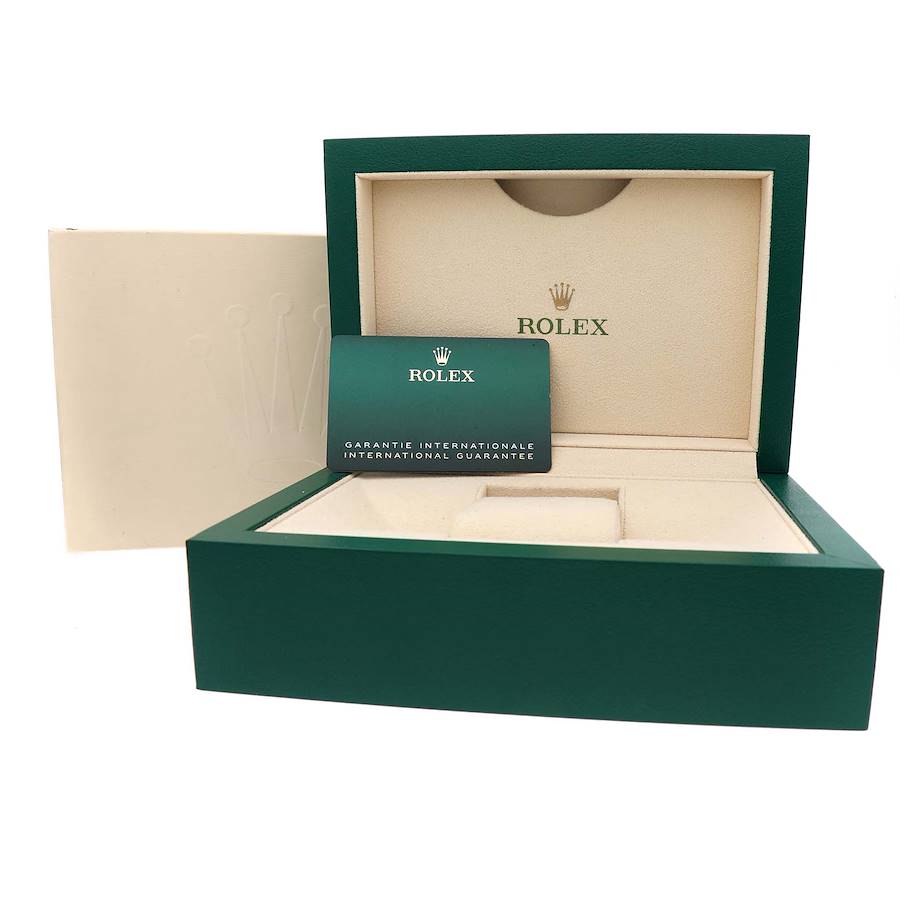 President Day-Date 40 Rose Gold MOP Diamond Watch 228235 Box Card