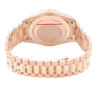 President Day-Date 40 Rose Gold MOP Diamond Watch 228235 Box Card