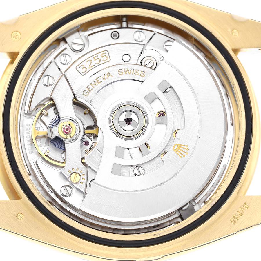 President Day-Date 40 Silver Roman Dial Yellow Gold Mens Watch 228238