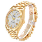 President Day-Date 40 Silver Roman Dial Yellow Gold Mens Watch 228238
