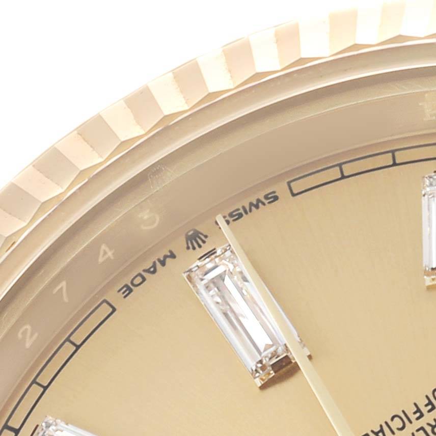 President Day-Date 40 Yellow Gold Diamond Mens Watch 228238 Box Card