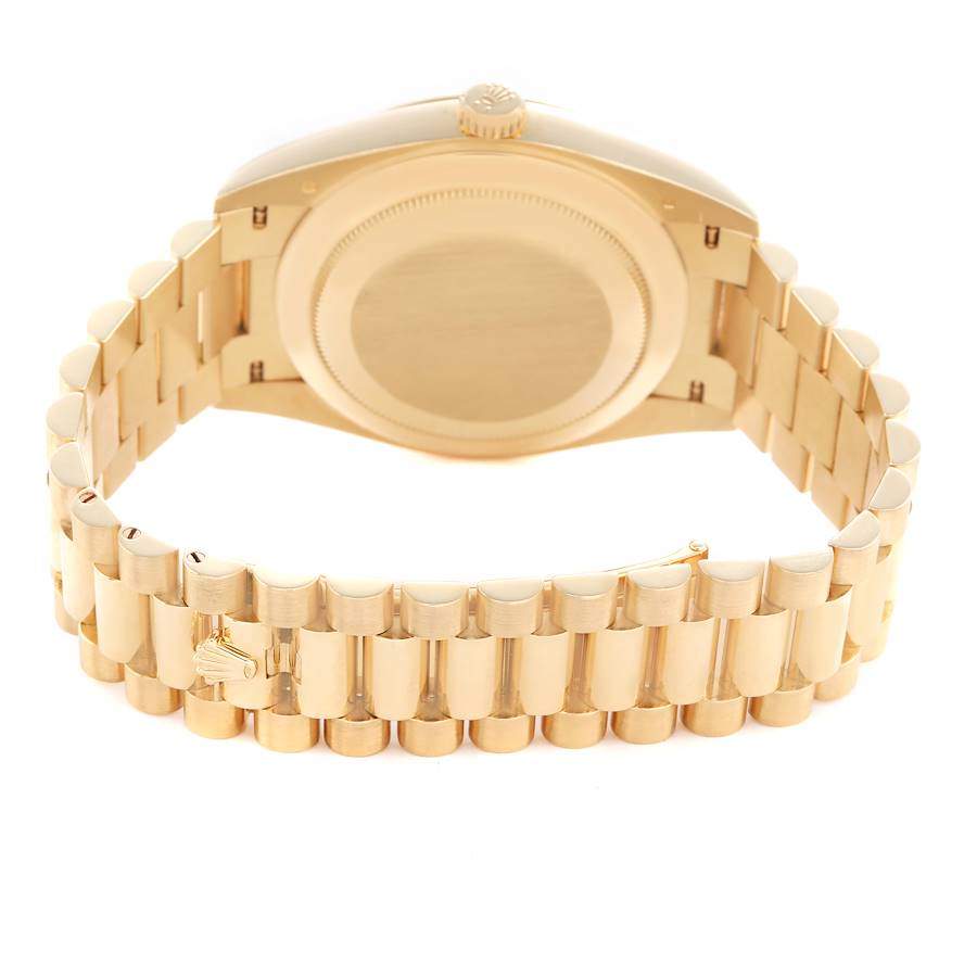 President Day-Date 40 Yellow Gold Diamond Mens Watch 228238 Box Card