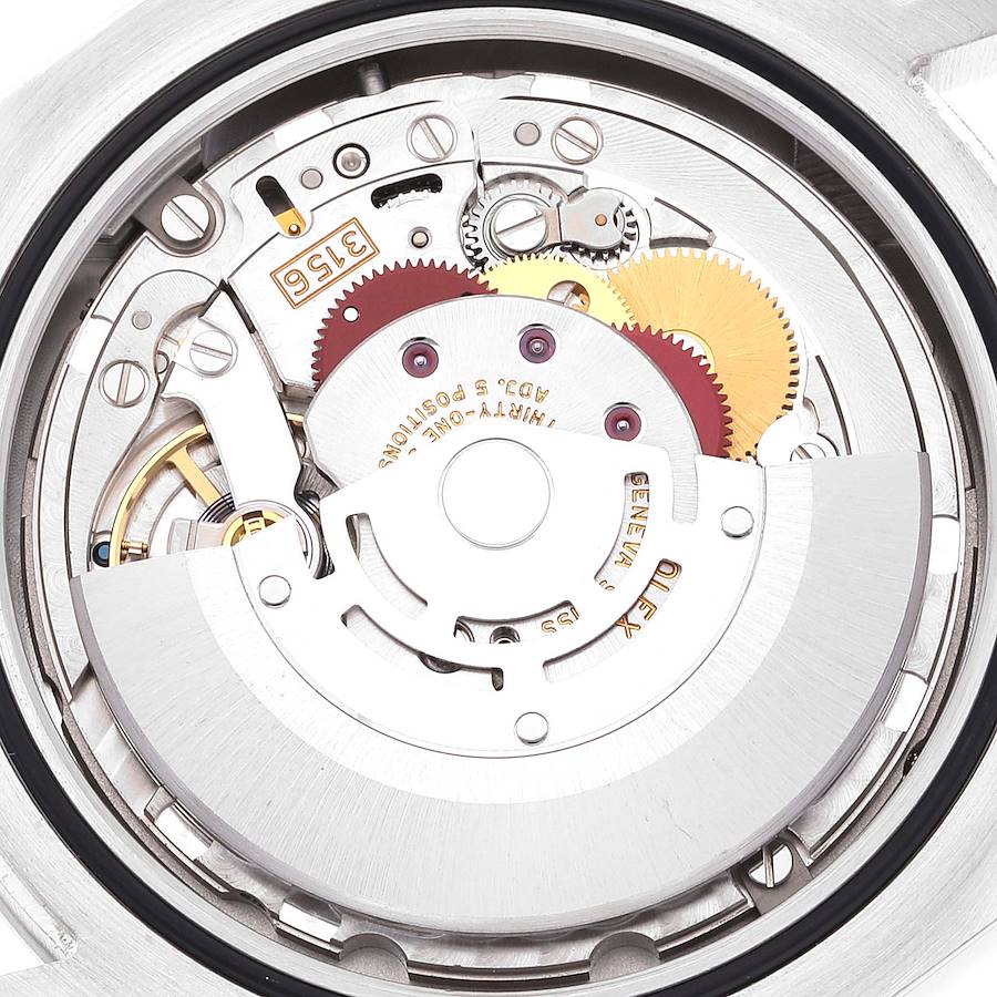 President Day-Date II Platinum Blue Diamond Dial Mens Watch 218206 Box Card