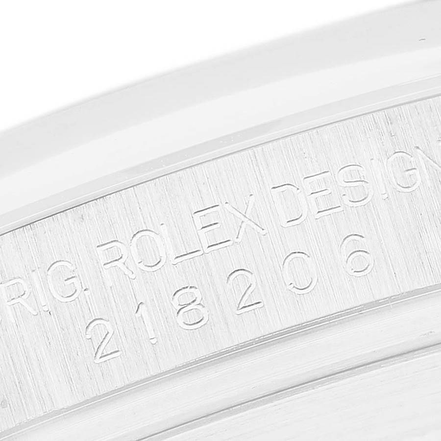 President Day-Date 41 Platinum Ice Blue Dial Mens Watch 218206
