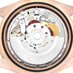 President Day-Date II 41 Rose Gold Diamond Mens Watch 218235 Box Card