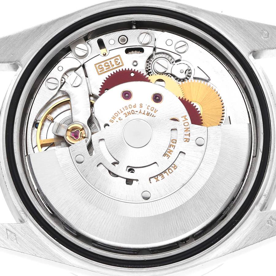 President Day-Date Platinum Diamond Bezel Watch 118366 Box Papers