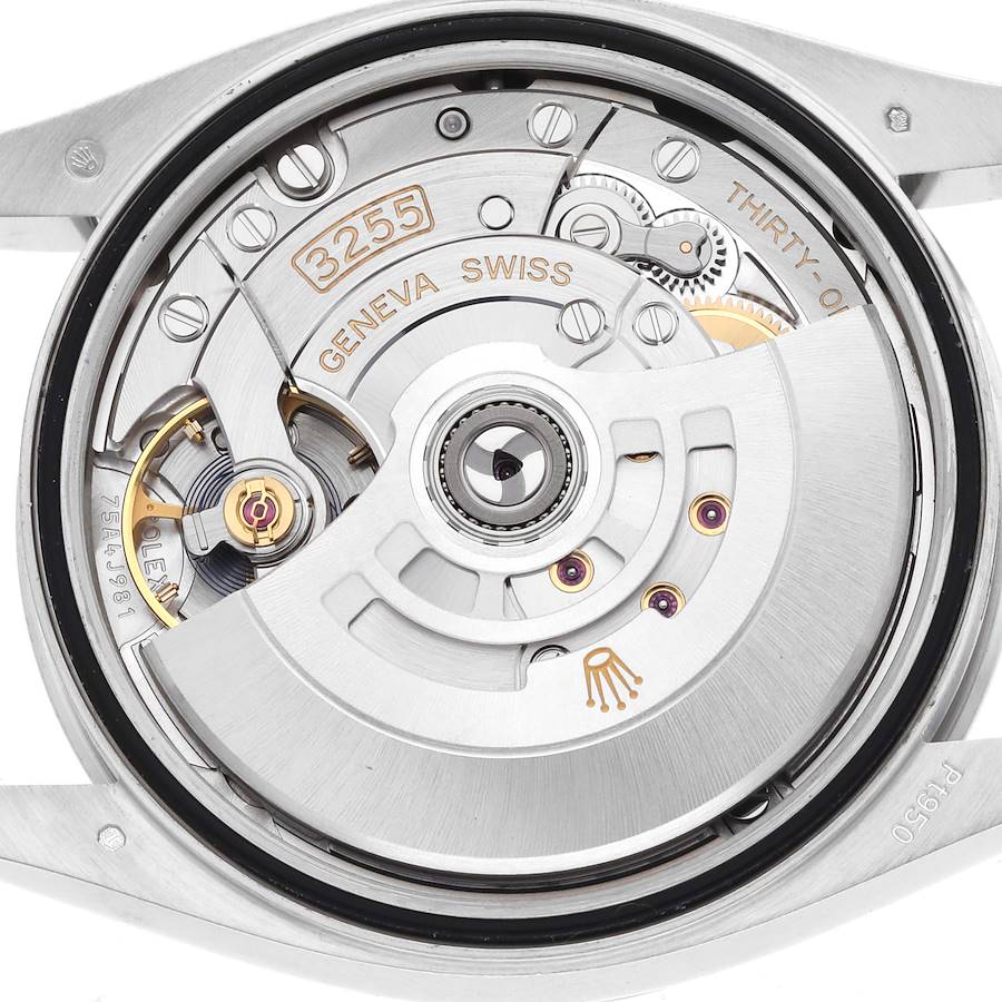 President Day-Date Platinum Ice Blue Dial Mens Watch 128236 Box Card