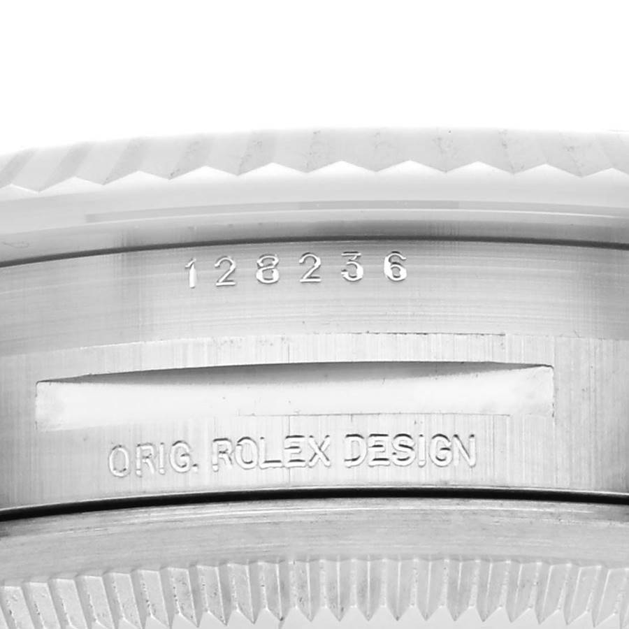 President Day-Date Platinum Ice Blue Dial Mens Watch 128236 Box Card