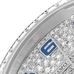 President Day-Date Platinum Pave Diamond Mens Watch 118346 Box Card