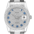 President Day-Date Platinum Pave Diamond Mens Watch 118346 Box Card