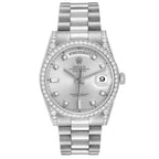 President Day-Date White Gold Diamond Mens Watch 118389