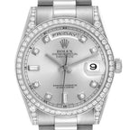 President Day-Date White Gold Diamond Mens Watch 118389