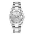 President Day-Date White Gold Silver Dial Mens Watch 118209