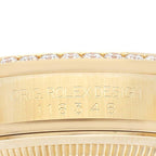President Day-Date Yellow Gold Carousel Lilac Jade Diamond Mens Watch 118348