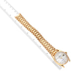 President Day-Date Yellow Gold MOP Diamond Dial Mens Watch 128238 Box Card