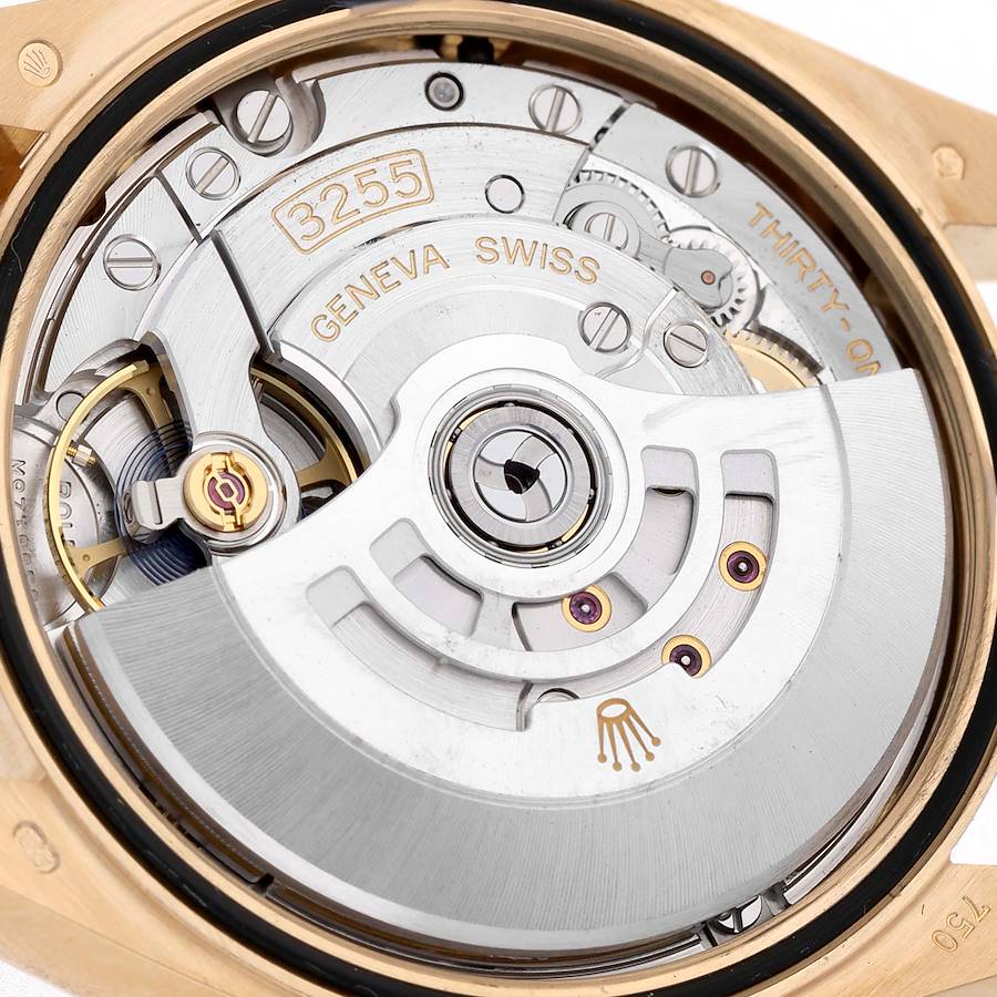 President Day-Date Yellow Gold MOP Diamond Dial Mens Watch 128238 Box Card