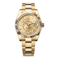 Sky-Dweller 336938 Champagne Dial Yellow Gold Oyster Bracelet 42mm