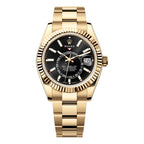 Sky-Dweller 336938 Yellow Gold Black Dial Oyster Bracelet 42mm