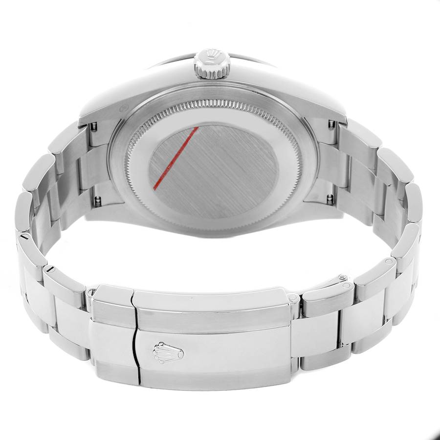 Sky-Dweller Black Dial Steel White Gold Mens Watch 326934