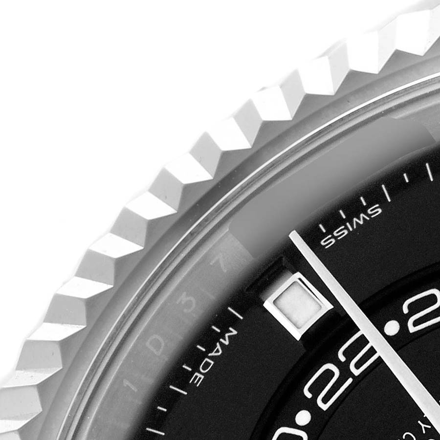 Sky-Dweller Black Dial Steel White Gold Mens Watch 326934
