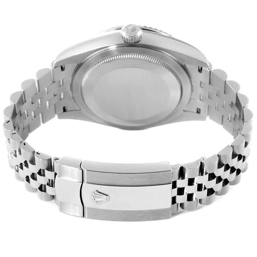 Sky-Dweller Blue Dial Steel White Gold Mens Watch 326934 Unworn