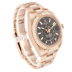 Sky-Dweller Rose Gold Slate Dial Mens Watch 326935 Box Card