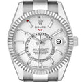 Sky-Dweller Steel White Gold White Dial Mens Watch 336934