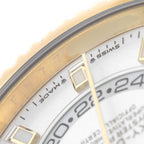 Sky-Dweller White Dial Yellow Gold Oysterflex Mens Watch 336238 Box Card