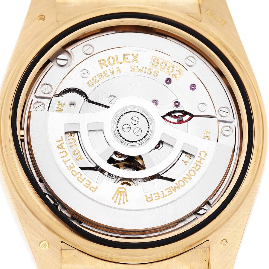 Sky-Dweller White Dial Yellow Gold Oysterflex Mens Watch 336238 Box Card