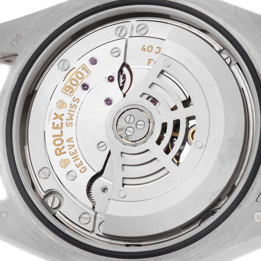 Sky-Dweller White Gold Black Dial Mens Watch 326139 Box Card