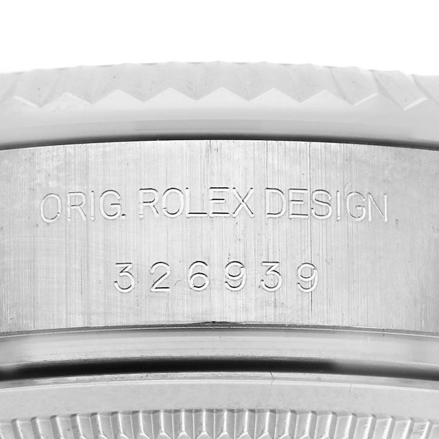 Sky-Dweller White Gold Black Dial Mens Watch 326939