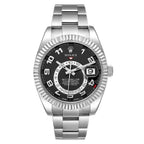 Sky-Dweller White Gold Black Dial Mens Watch 326939