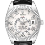 Sky-Dweller White Gold Ivory Dial Mens Watch 326139