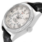 Sky-Dweller White Gold Ivory Dial Mens Watch 326139