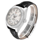 Sky-Dweller White Gold Ivory Dial Mens Watch 326139