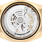Sky-Dweller Yellow Gold Champagne Dial Oysterflex Mens Watch 326238