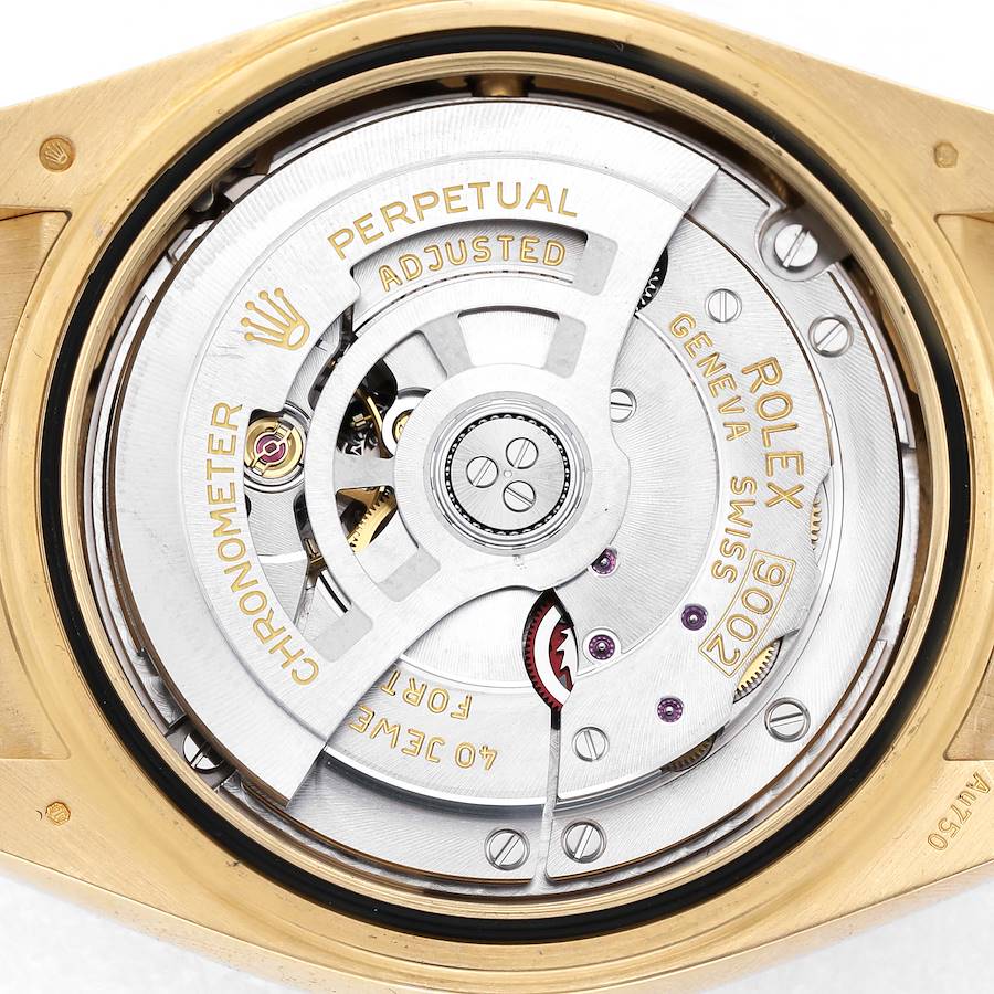 Sky-Dweller Yellow Gold Champagne Dial Oysterflex Mens Watch 336238