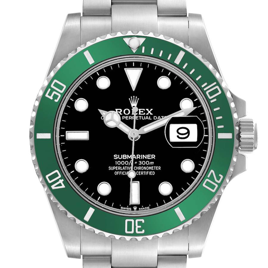 Submariner Starbucks Steel Green Bezel Mens Watch 126610LV