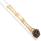 Submariner Yellow Gold Black Dial Bezel Mens Watch 126618