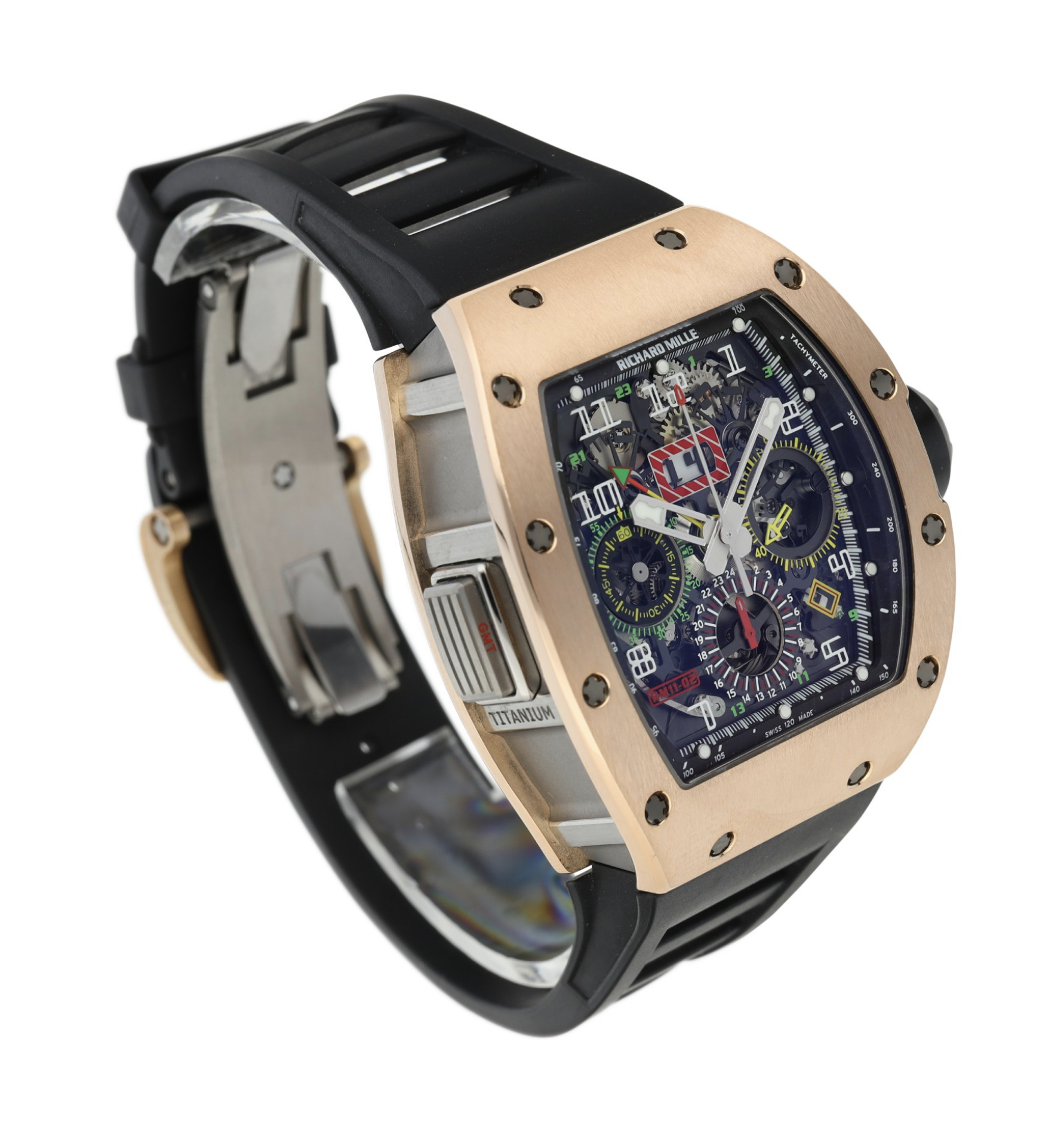 Flyback Chronograph Dual-Time Rose Gold/Titanium RM 11-02