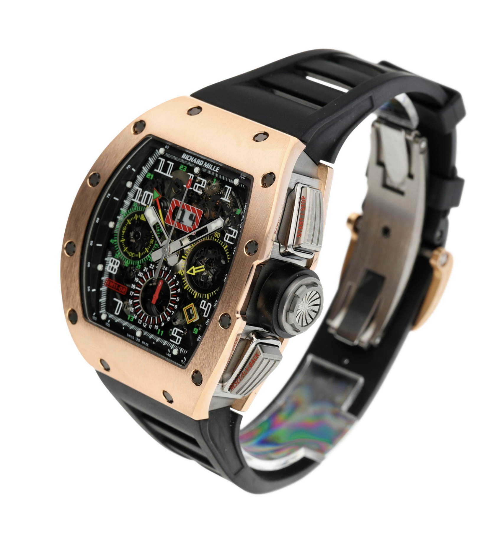 Flyback Chronograph Dual-Time Rose Gold/Titanium RM 11-02