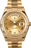 Day-Date II 218238 41mm Champagne Roman Dial 18k Yellow Gold President Watch