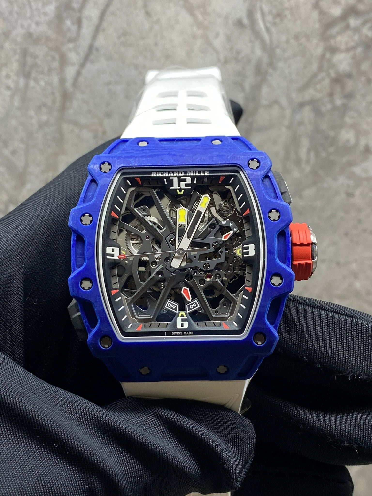 Automatic Winding Rafael Nadal Blue Quartz TPT RM 35-03 -